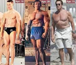 Arnold schwarzenegger old the years 🙏