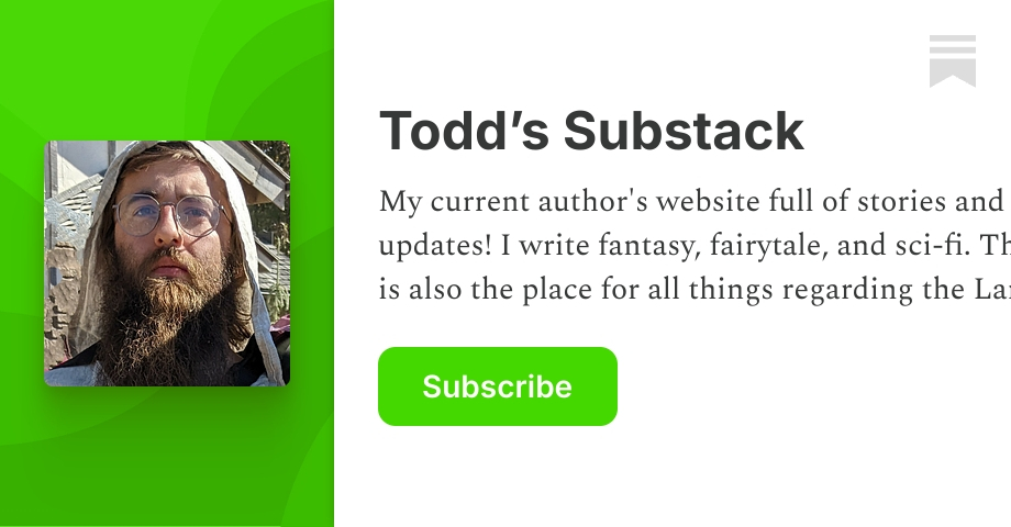 Update - by Todd Towers AKA Cody Robinson - Todd’s Substack