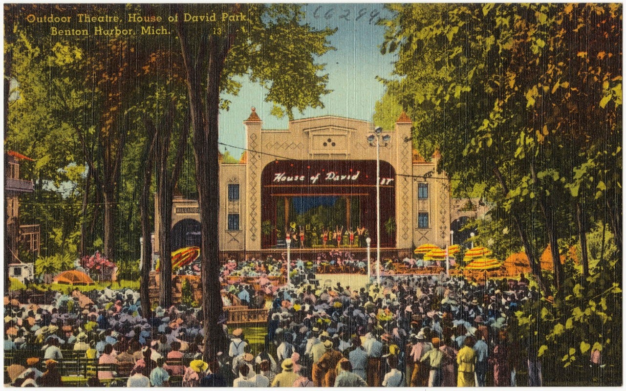 Outdoor theatre, House of David Park, Benton Harbor, Mich.