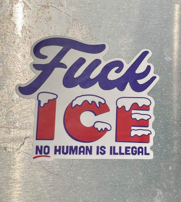 Fuck ICE sticker Fuck ICE sticker