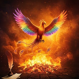 Burning the Old Me Down & Rising Like a Snarky Phoenix