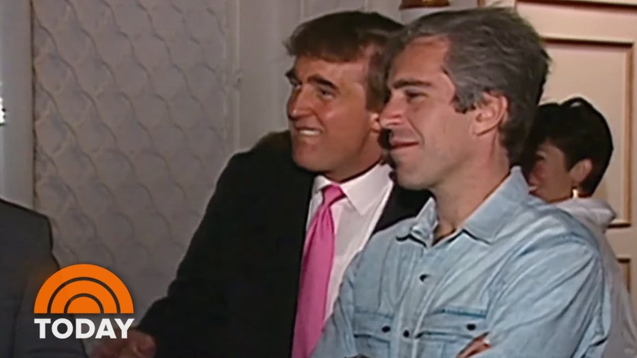 Trump and Epstein party in 1992. Screenshot from video in the NBC News archives Trump and Epstein party in 1992. Screenshot from video in the NBC News archives