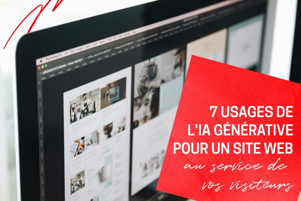 7 usages de l'IA générative pour un site Web au service de vos visiteurs