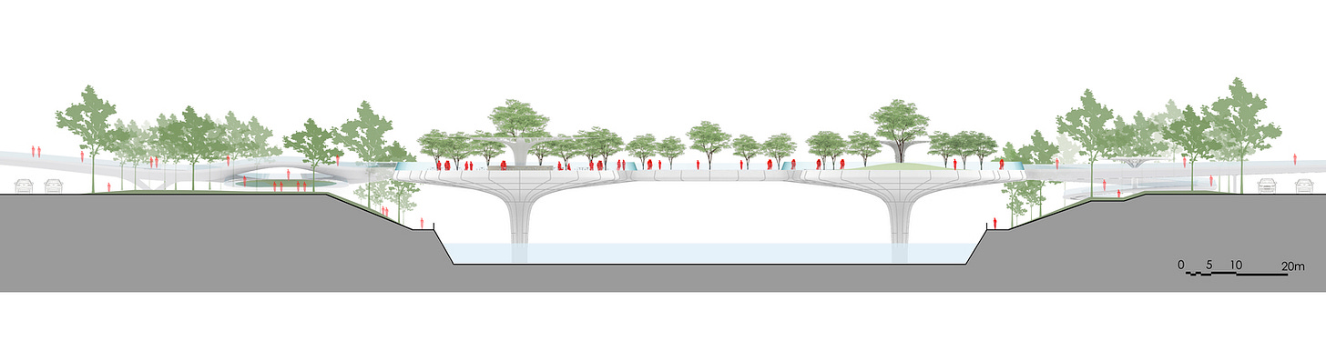 Chengdu Jiaozi Pedestrian Bridge / China Southwest Architectural Design and Research Institute - Image 19 of 21