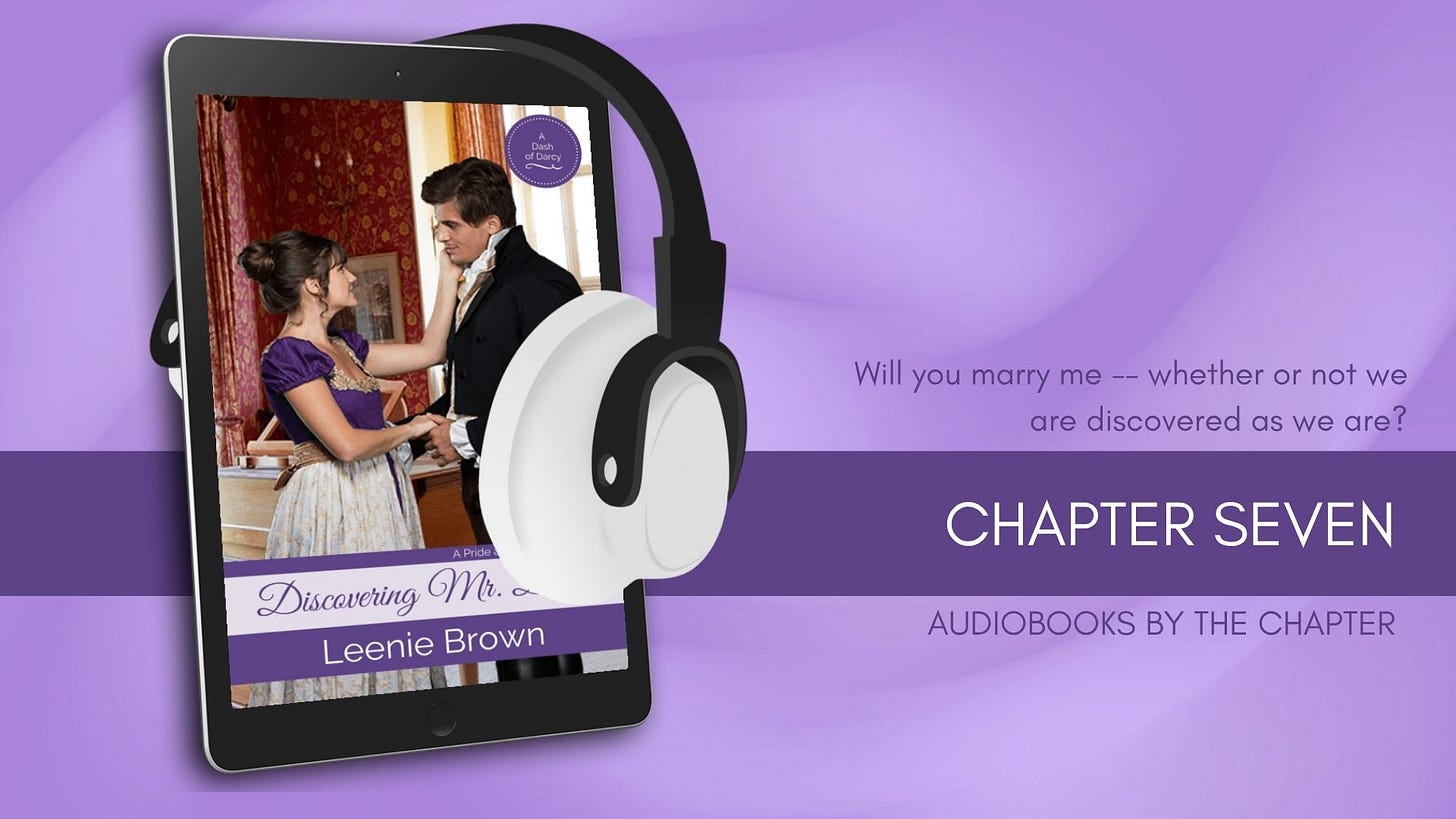 YouTube thumbnail for the Discovering Mr. Darcy, Chapter 7 video