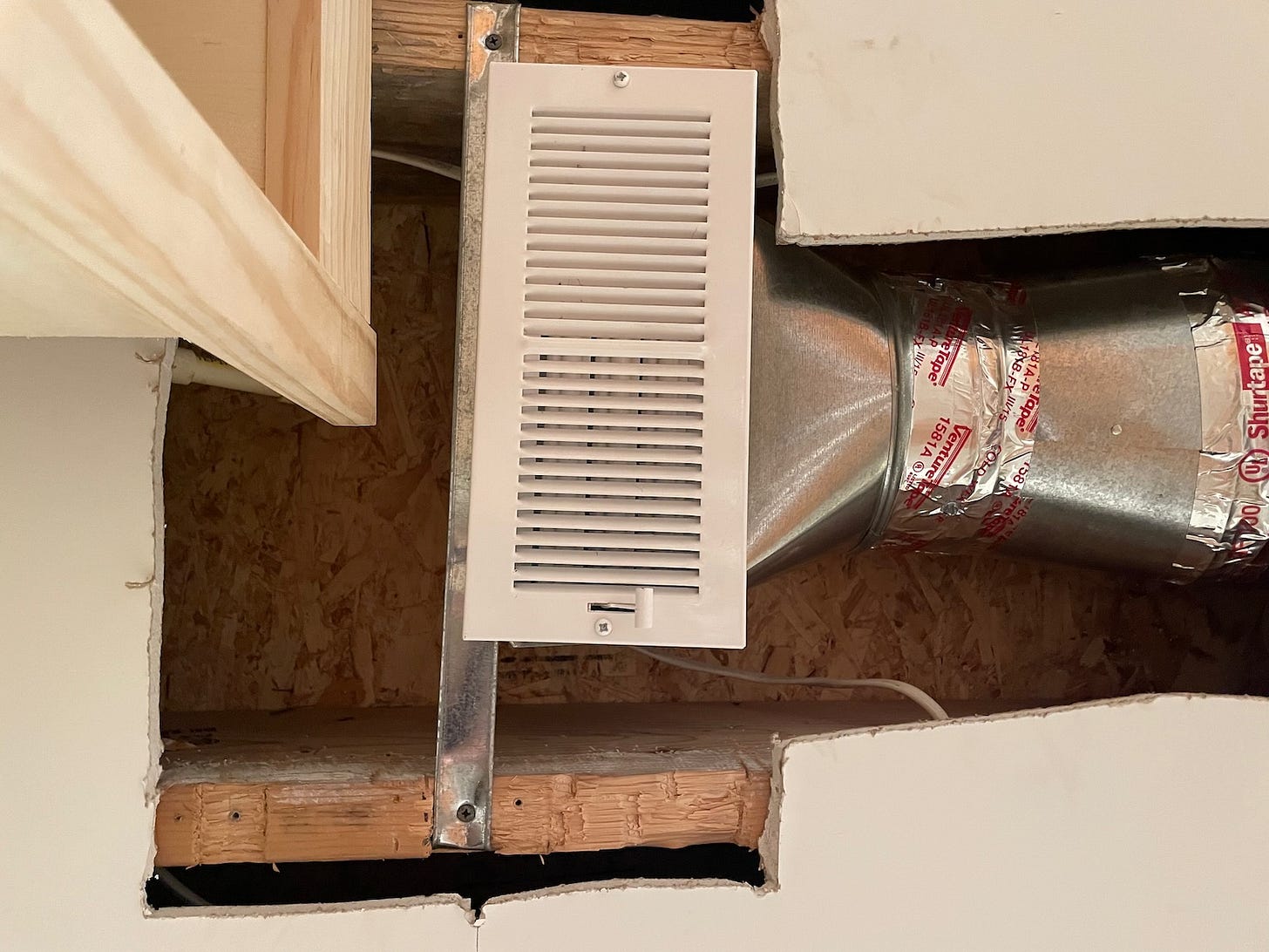 Exposed vent