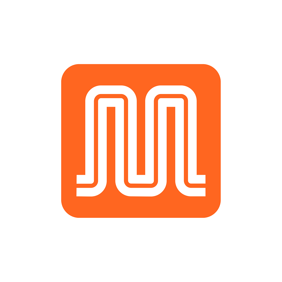 Kenneth Hollick's 1974 logo for Greater Manchester Transport.