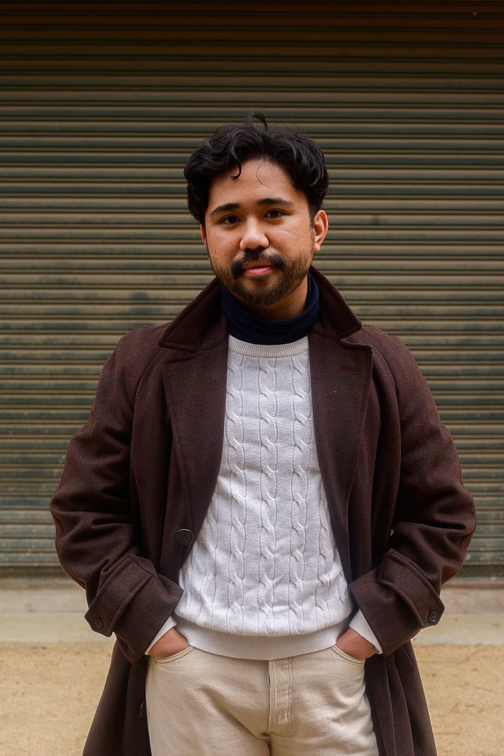 Menswear, coats, ties, outfits