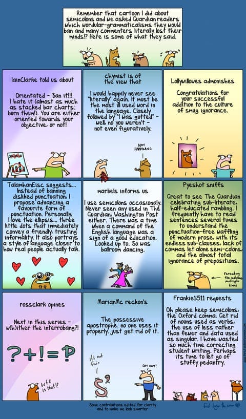 Cartoon about grammar by First Dog on the Moon