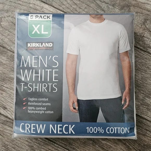 Kirkland Signature | Shirts | Kirkland Mens White Tshirts 6 Pack | Poshmark