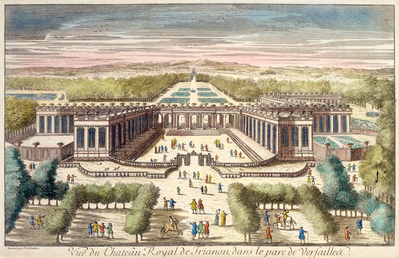 Versailles, Grand Trianon , Lepautre. - Lepautre as art print or hand  painted oil.