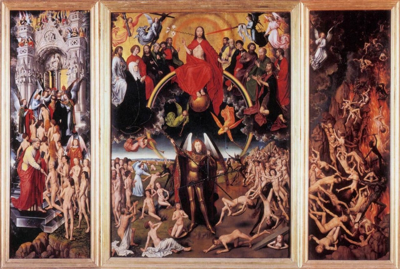 Memling judgment triptych