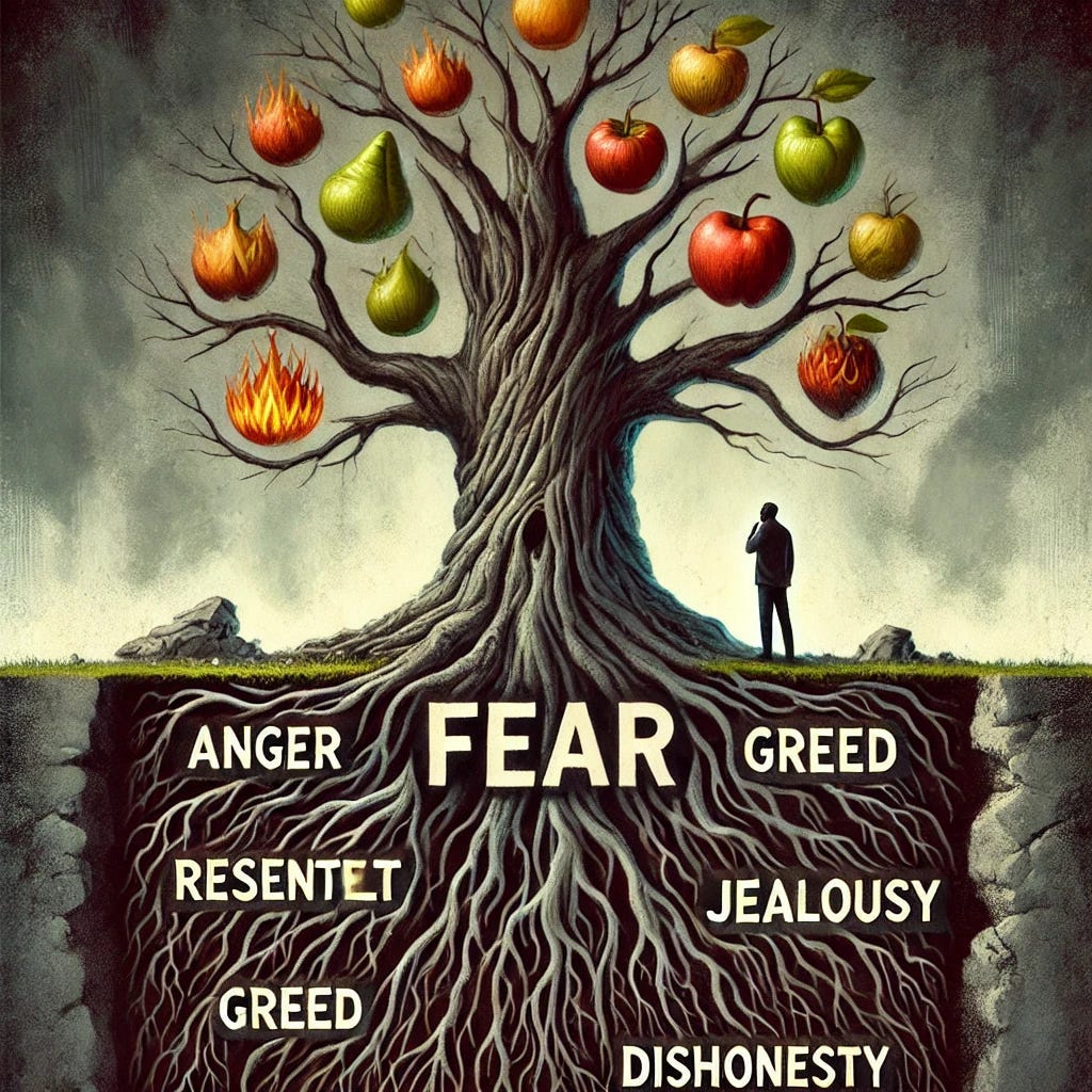 Fear is foundation of all character defects and problems