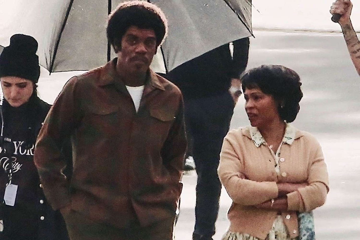 See Nia Long and Colman Domingo on Set of Michael Jackson Biopic