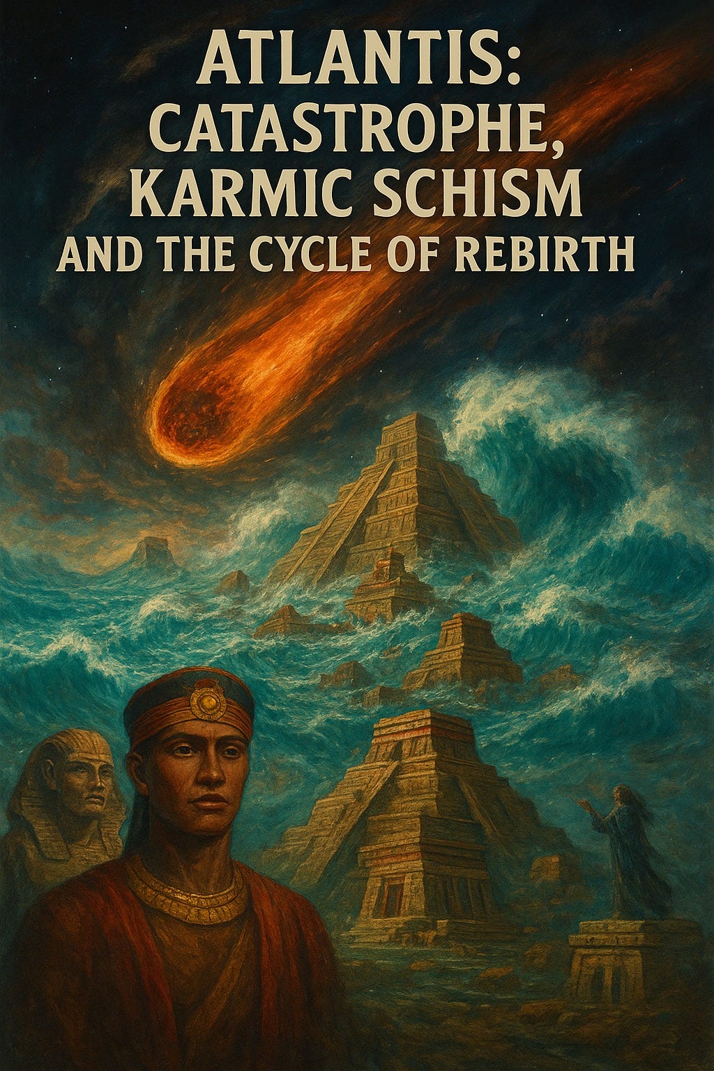 May be an image of text that says 'ATLANTIS: CATASTROPHE, KARMIC SCHISM AND THE CYCLE OF REBIRTH 最可系我' May be an image of text that says 'ATLANTIS: CATASTROPHE, KARMIC SCHISM AND THE CYCLE OF REBIRTH 最可系我'