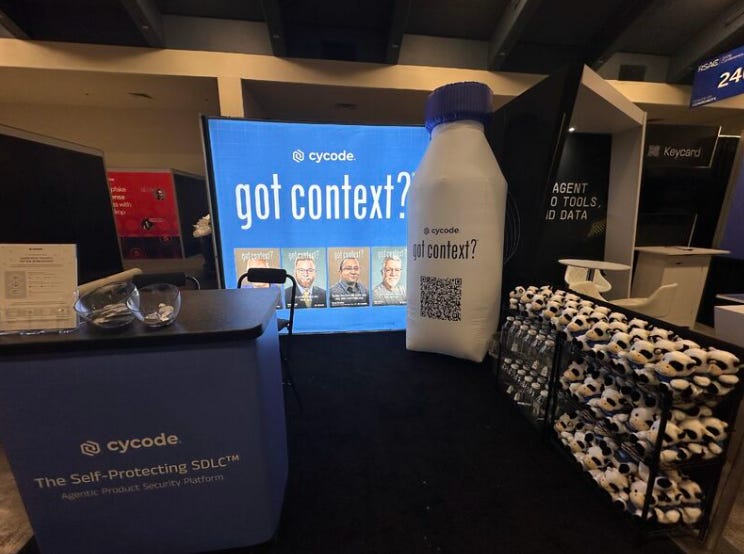Cycode’s got context? booth at RSA Conference 2026.