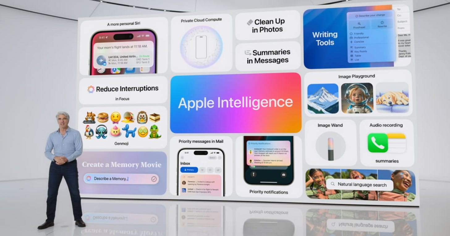 Apple Intelligence, ChatGPT, iOS 18... Toutes les nouveautés IA de la WWDC  d'Apple