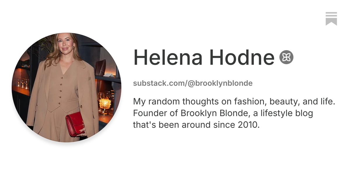Helena Hodne | Substack