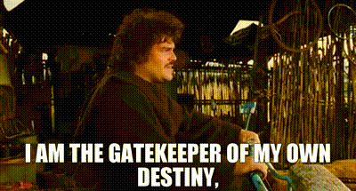 YARN | I am the gatekeeper of my own destiny, | Nacho Libre (2006) | Video  gifs by quotes | 35f09fd5 | 紗