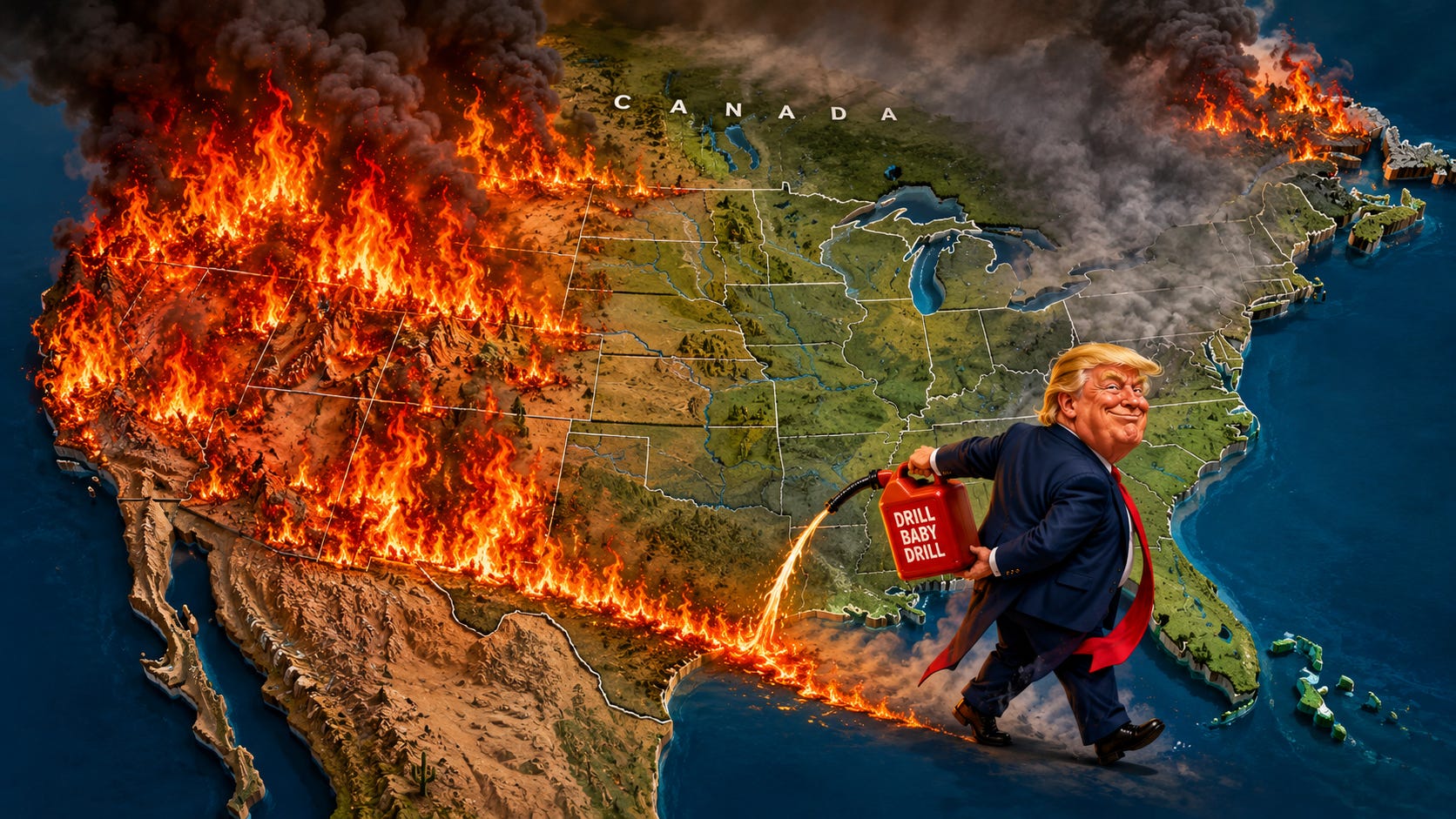 America Burning: Trump Twitters While the Planet Boils