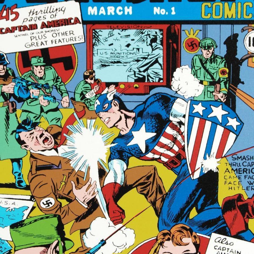 Marvel Comics "Captain America Comics #1" Numbered LE 18x24 Giclee on  Canvas by Jack Kirby | Pristine Auction