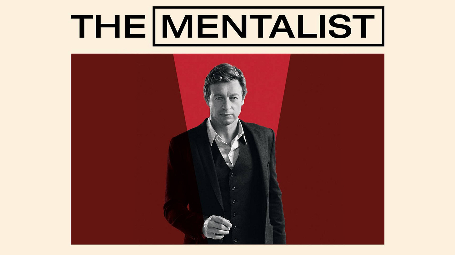 A promotional poster for The Mentalist