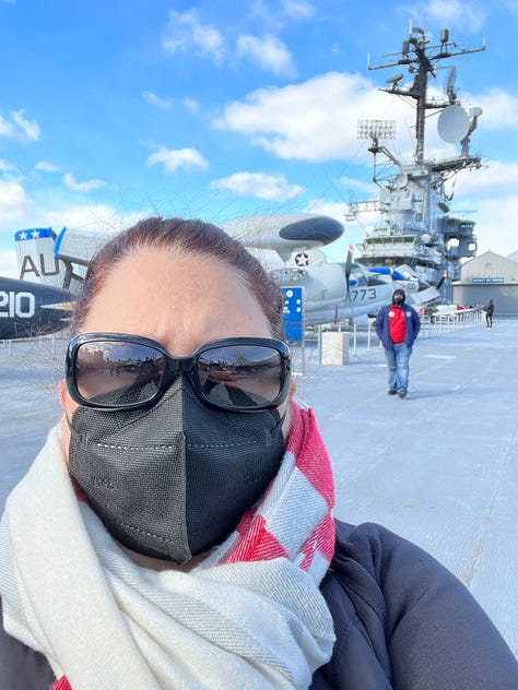 images from the Intrepid Sea, Air & Space Complex
