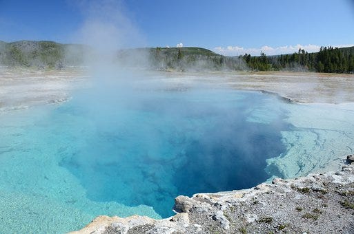 Sapphire Pool, Thermal Feature