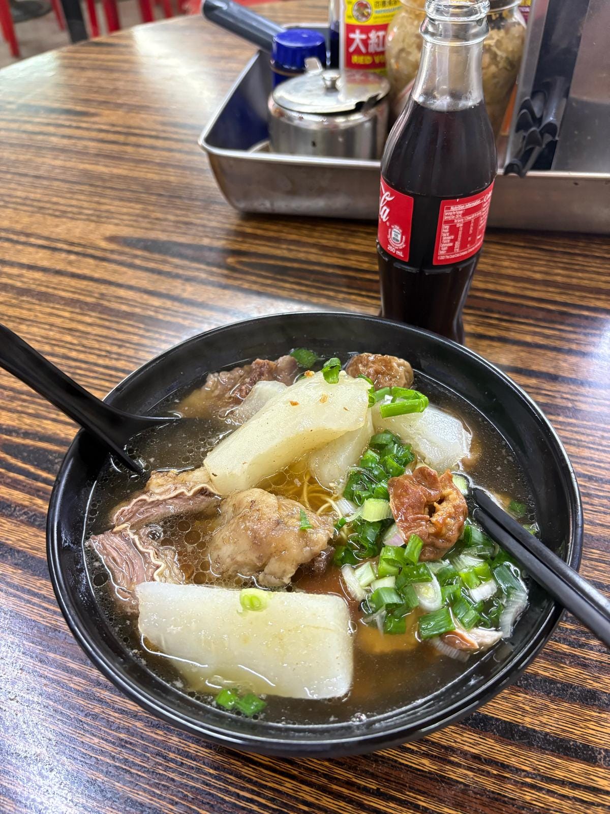 車仔麺 の写真。