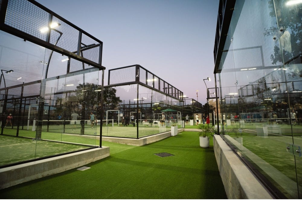 Padel courts at Padel39 in North Austin, TX Padel courts at Padel39 in North Austin, TX