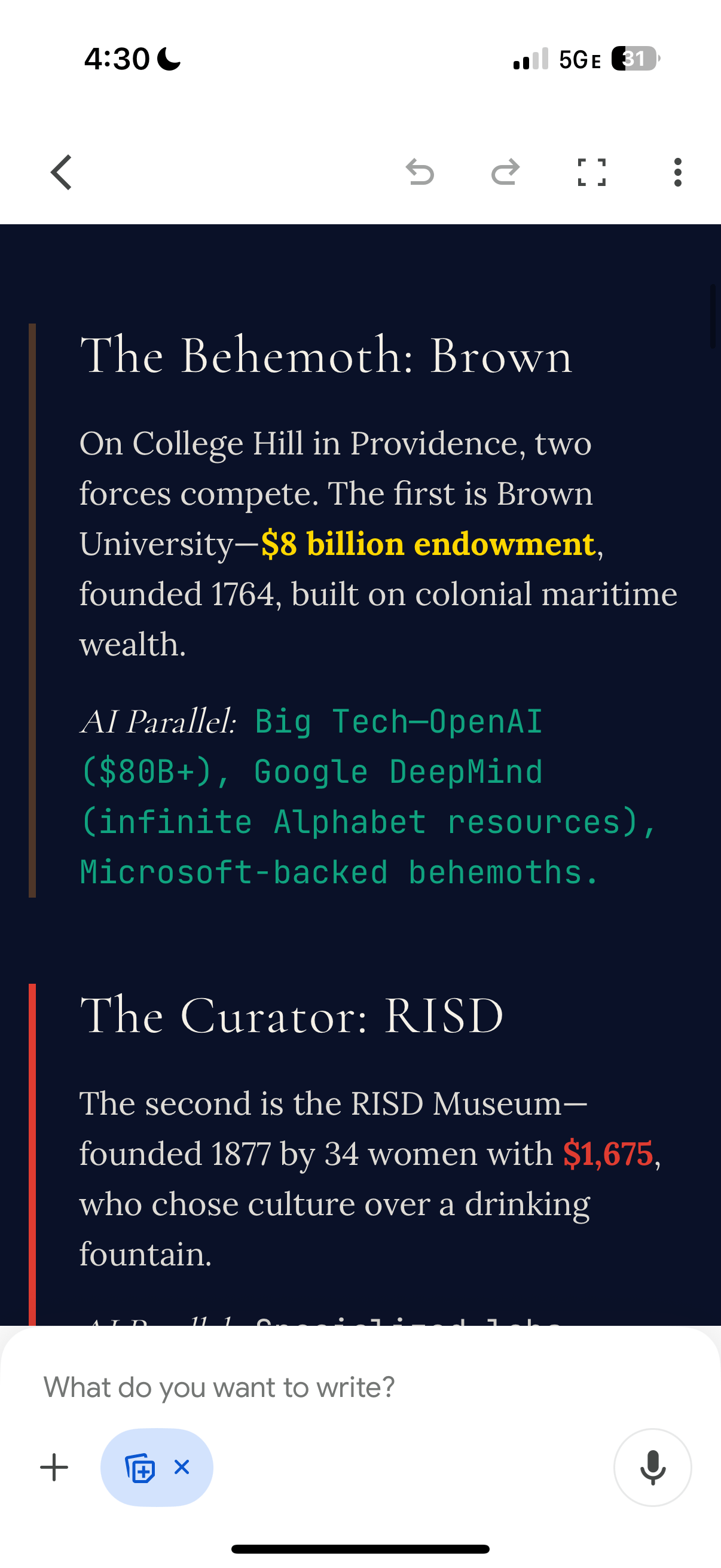 8B vs $1,675: The RISD Art Museum in the Behometh’s shadow