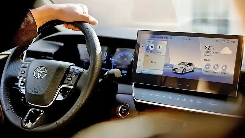 2025 Toyota Camry interior. - BurlappCar