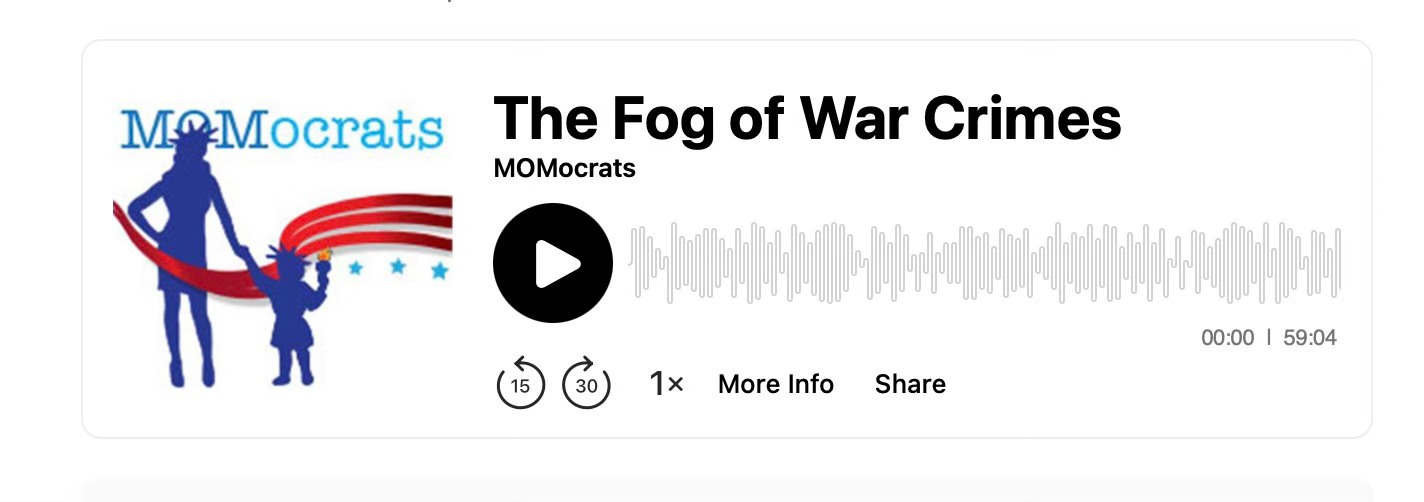Audio player for this week's podcast