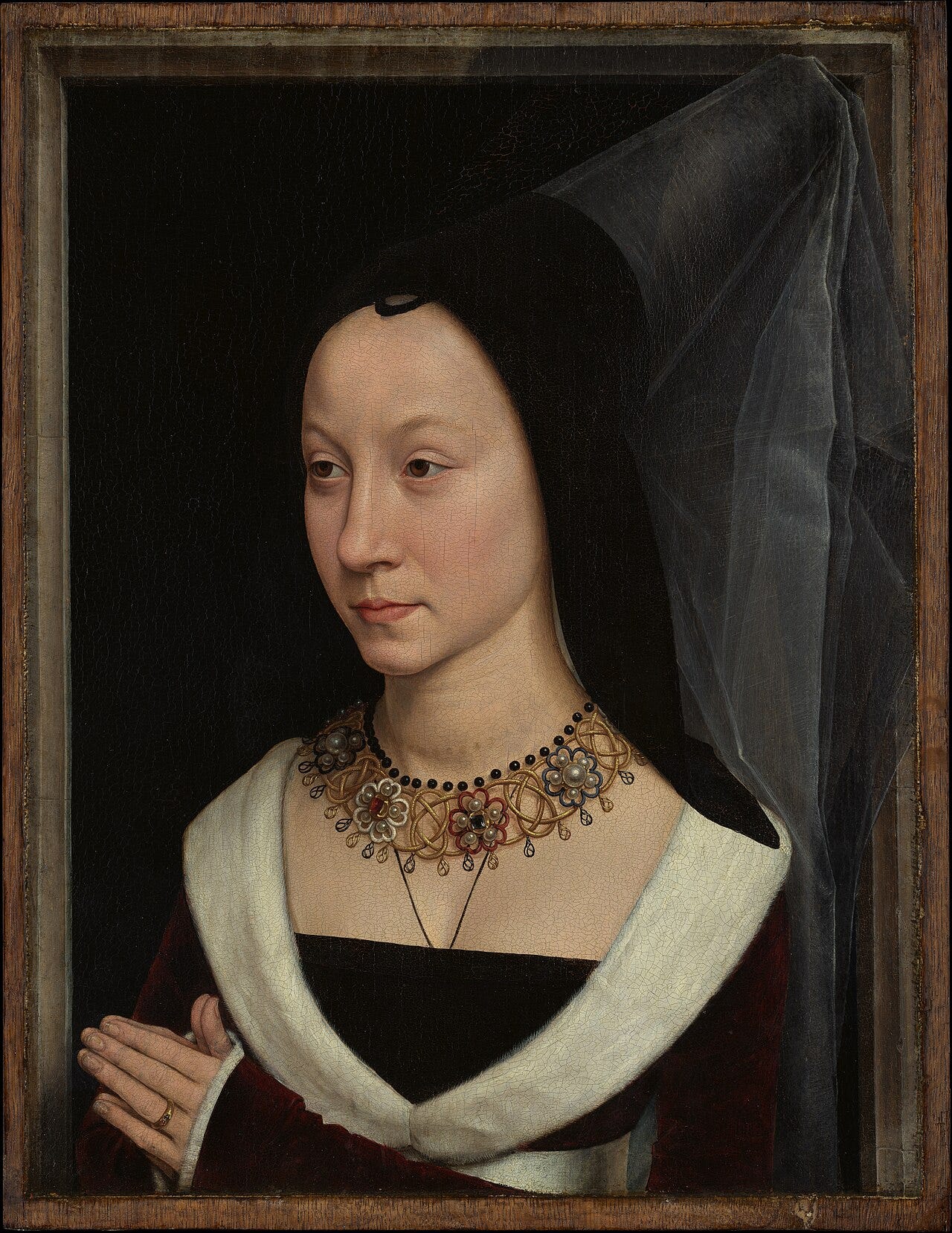 Portrait of Maria Portinari by Memling Portrait of Maria Portinari by Memling