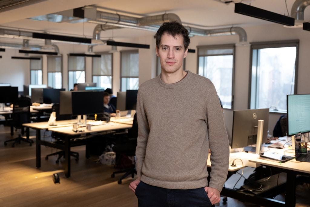 Founder of artificial intelligence start-up Mistral AI, Arthur Mensch Founder of artificial intelligence start-up Mistral AI, Arthur Mensch