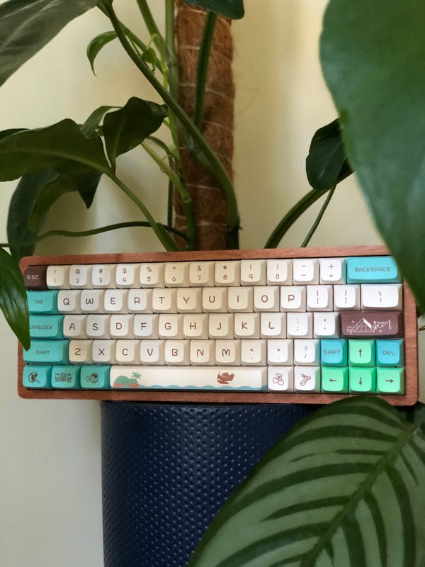 Her new custom GK61XS Her new custom GK61XS