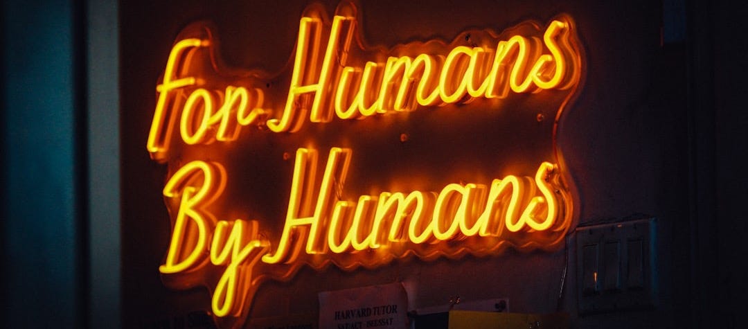 a store front at night