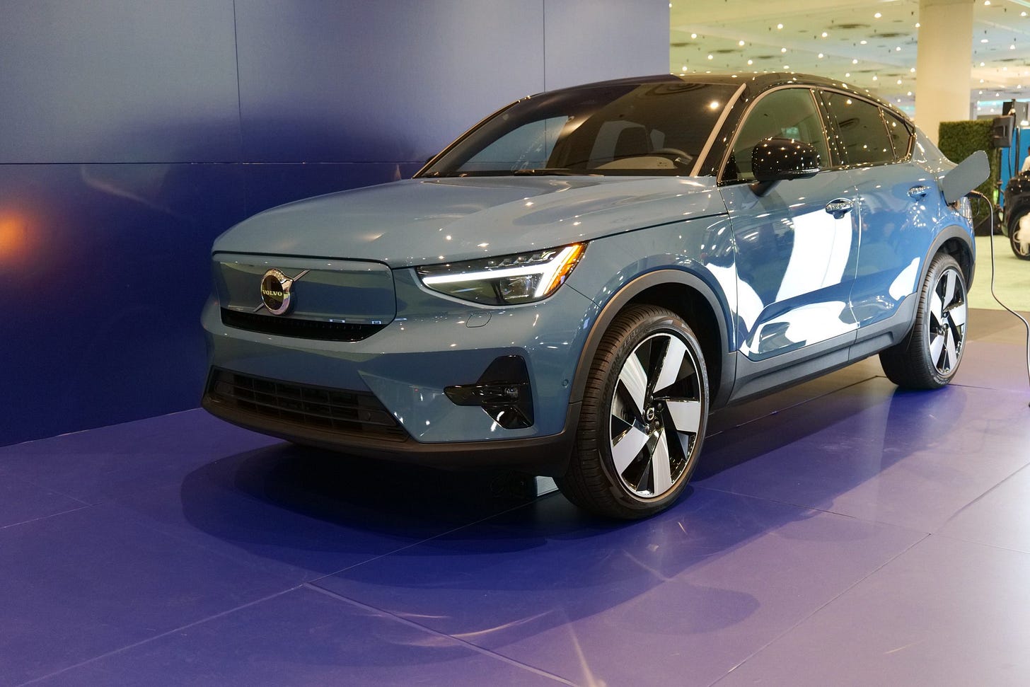 On the other side of the wall, the C40 Recharge.