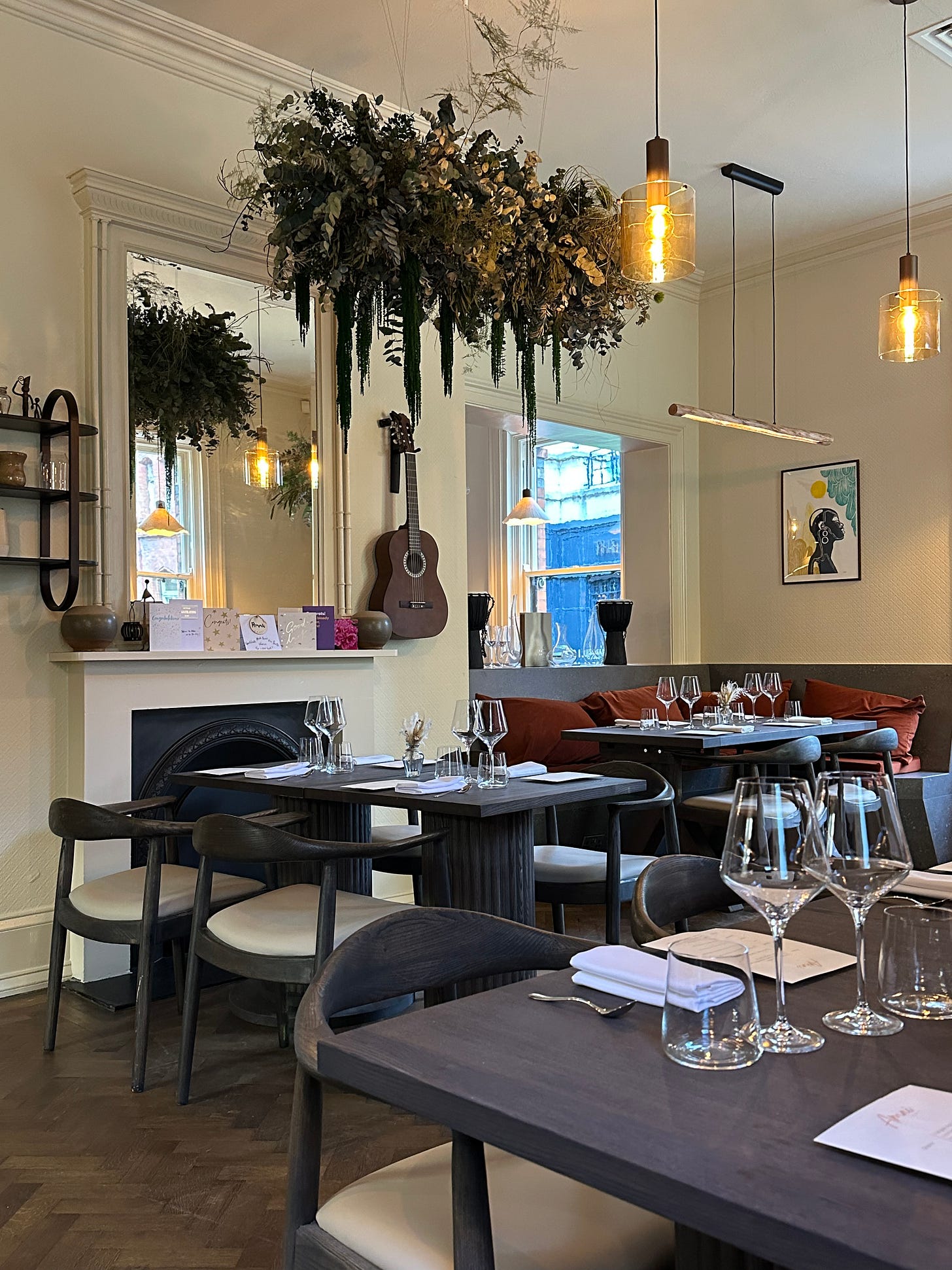 The dining room at Amai by Vikor