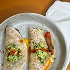 Beef & bell pepper tacos