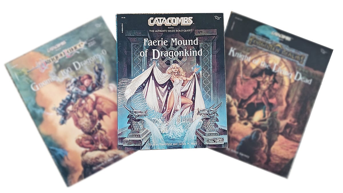 THE ART of CATACOMBS Gamebooks Part 1 - Faerie Mound of Dragonkind