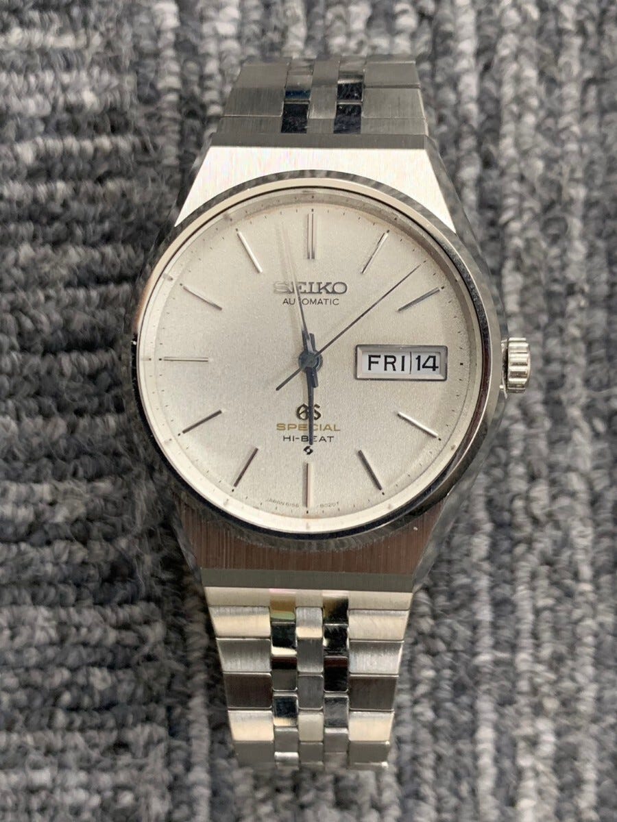 SEIKO　セイコー　GRANDSEIKO グランドセイコー　6156-8040 GS SPECIAL HI-BEAT スペシャル　ハイビート　自動巻　稼働　外観美品
