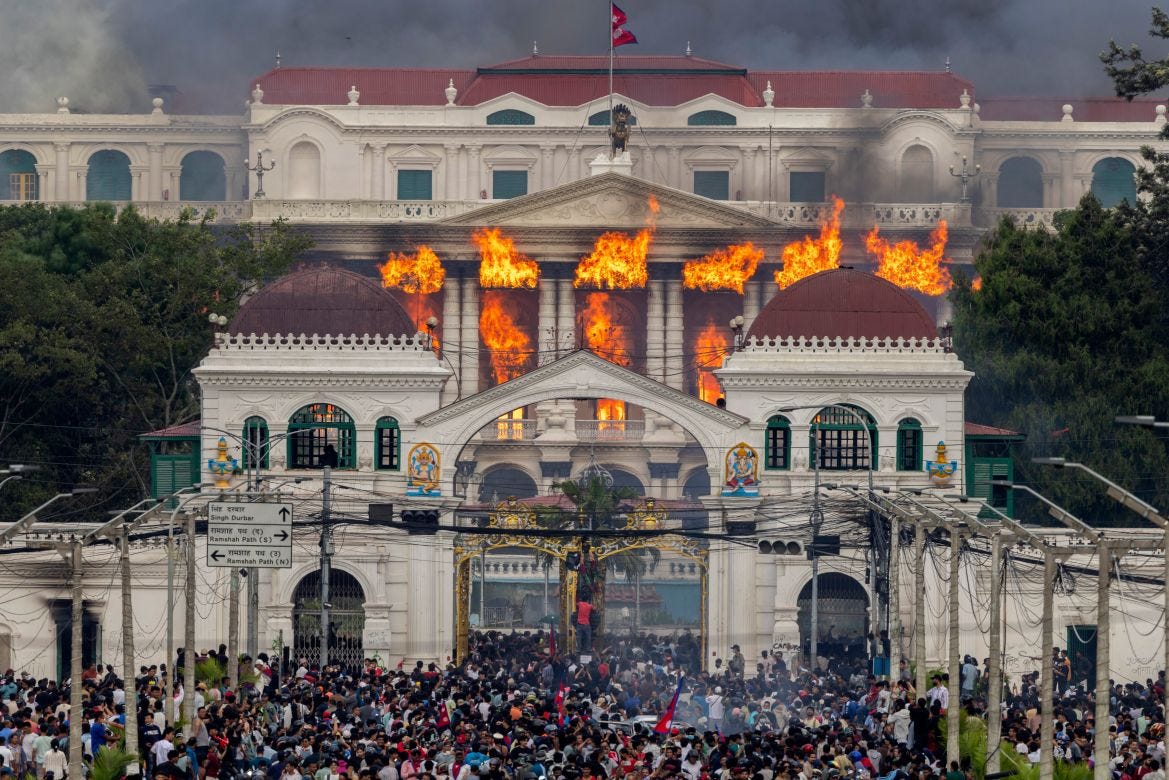 Protesters torch Nepal parliament as PM resigns amid turmoil | Protests News | Al Jazeera Protesters torch Nepal parliament as PM resigns amid turmoil | Protests News | Al Jazeera