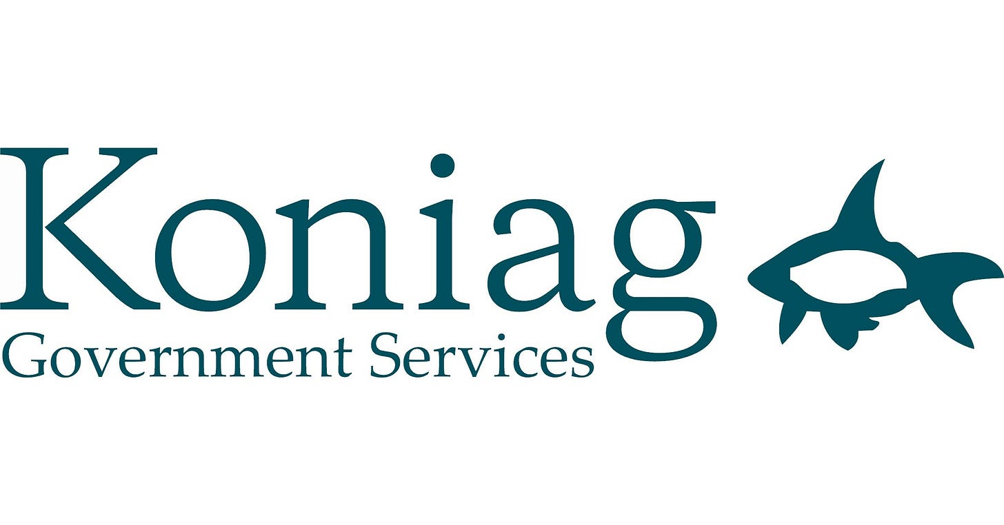 KONIAG GOVERNMENT SERVICES UNVEILS INNOVATIVE STRATEGIC PARTNER PROGRAM  WITH ADDITION OF DECISIONPOINT CORP AND LEISNOI GOVERNMENT SERVICES