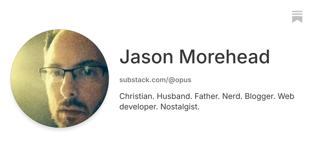 Jason Morehead | Substack