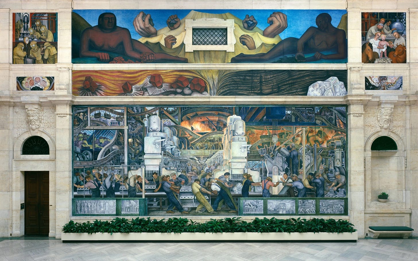 The pro-vaccine message in Diego Rivera's Detroit murals