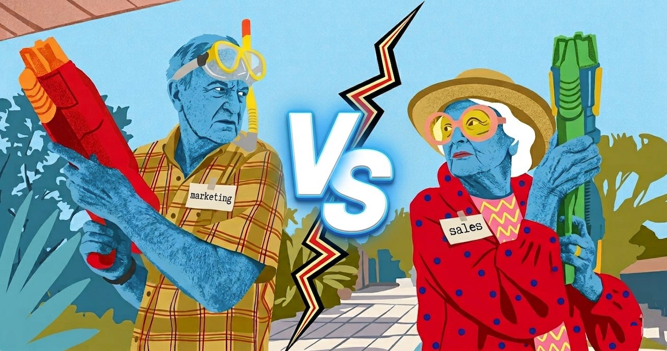 marketing VS sales: who's right? marketing VS sales: who's right?