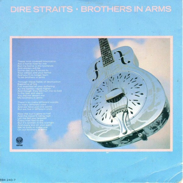 Dire Straits - Brothers In Arms (1985, Vinyl) - Discogs