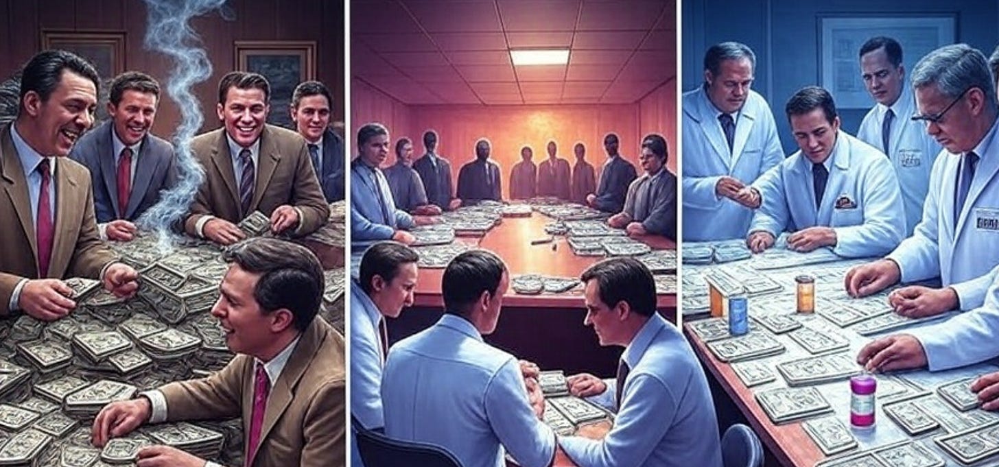 A collage of men sitting at a table
AI-generated content may be incorrect. A collage of men sitting at a table
AI-generated content may be incorrect.