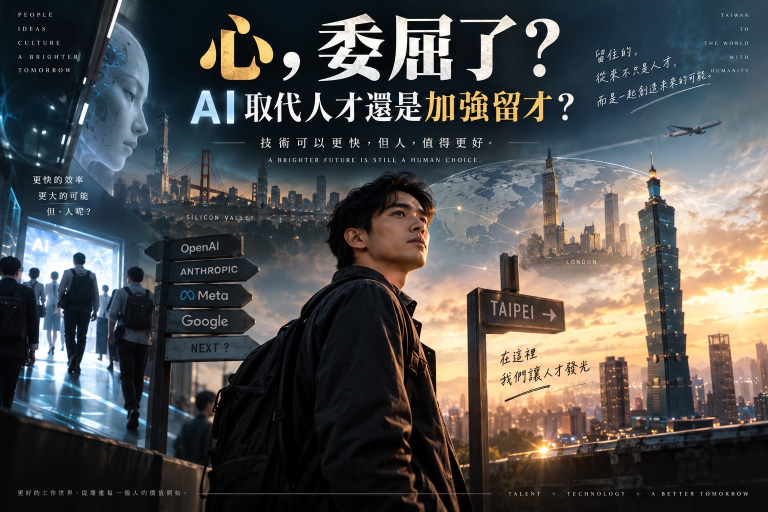 心，委屈了? AI 會取代人才，還是加強留才？